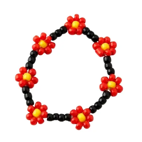 Black Beaded Bracelet wit...