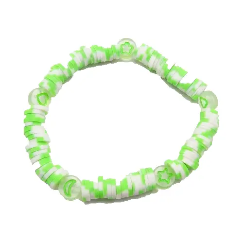 Green and White Crescent...