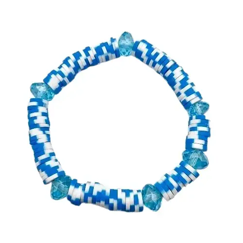 Blue and White Bracelet